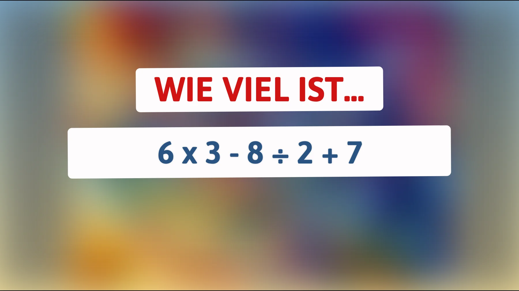 Halten Sie sich für ein mathematisches Genie? Lösen Sie dieses überraschend knifflige Rätsel!"