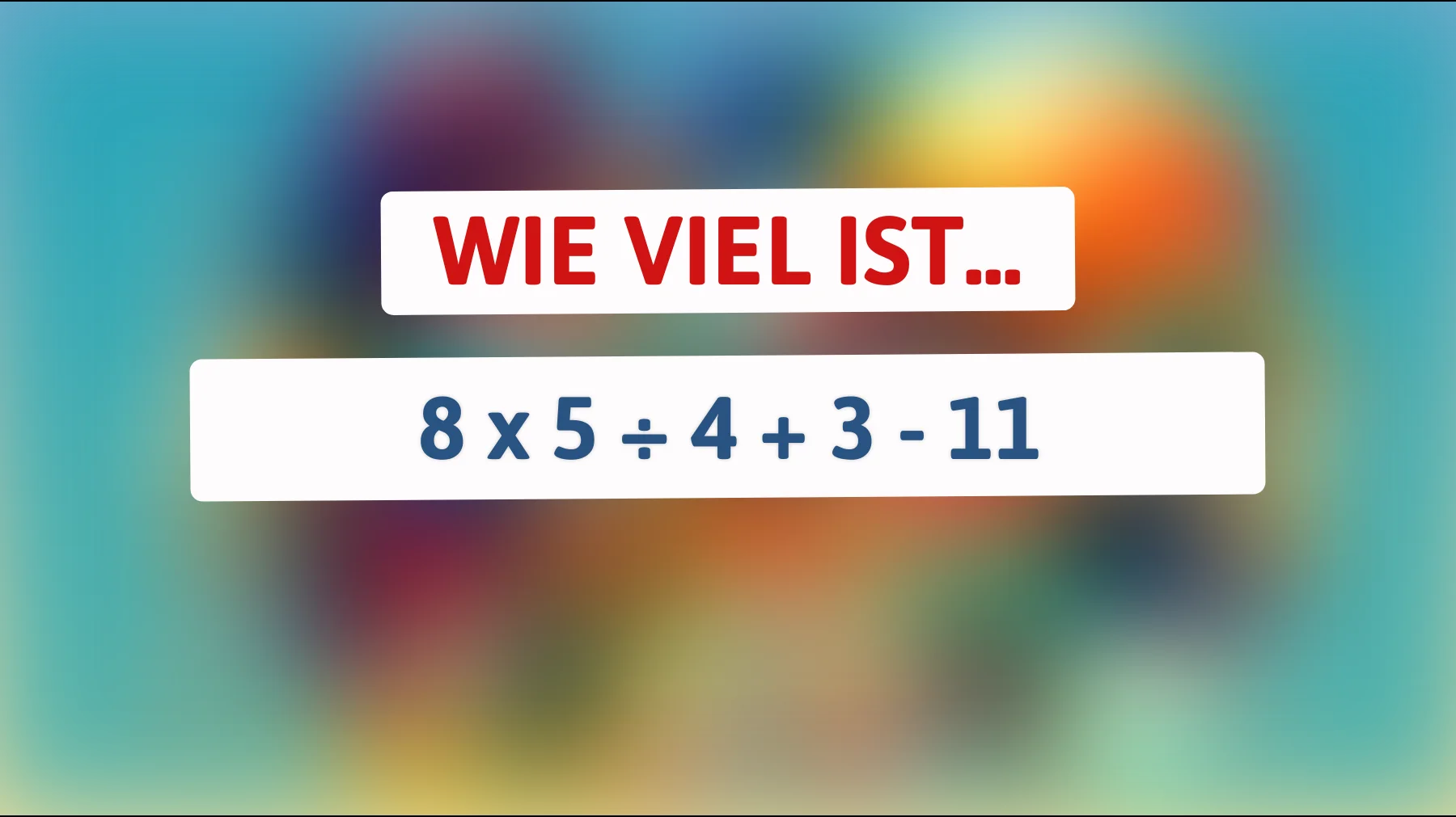 Nur die Klügsten können dieses Mathe-Rätsel knacken: Kannst du es lösen?"