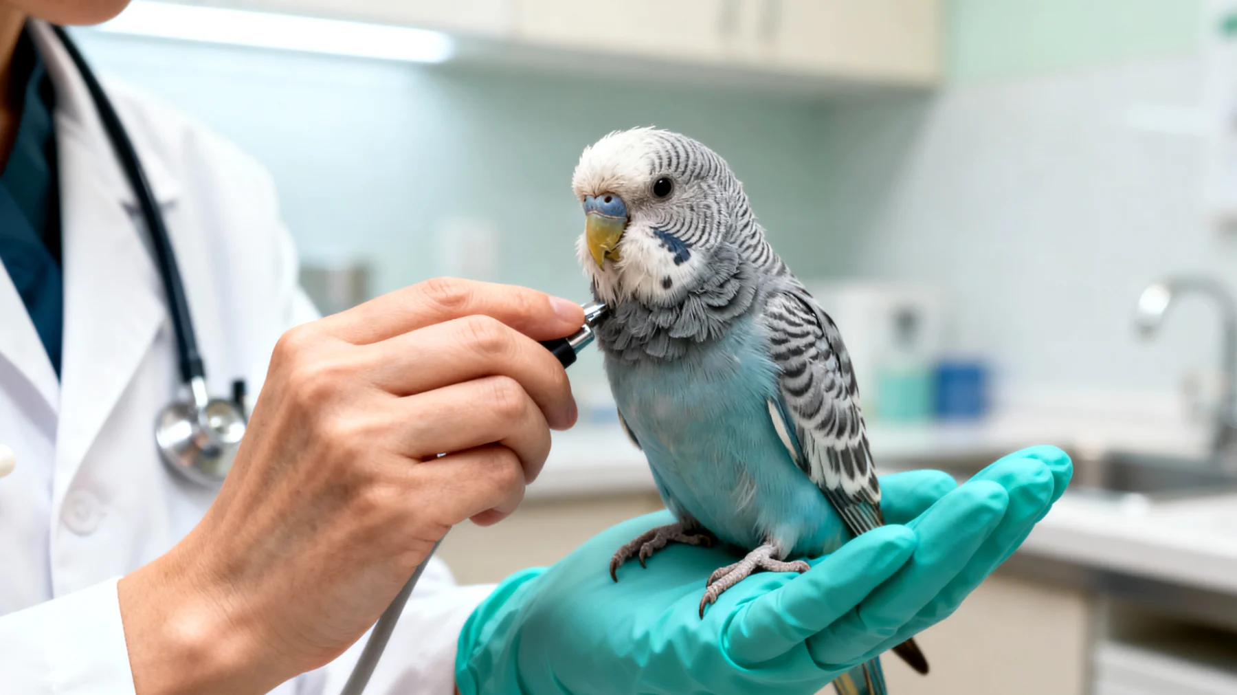 Ältere Wellensittiche benötigen angepasste tierärztliche Betreuung und Vorsorgeuntersuchungen, da sie anfälliger für altersbedingte Erkrankungen wie Tumore, Organversagen, Arthritis und Schnabeldeformationen sind"